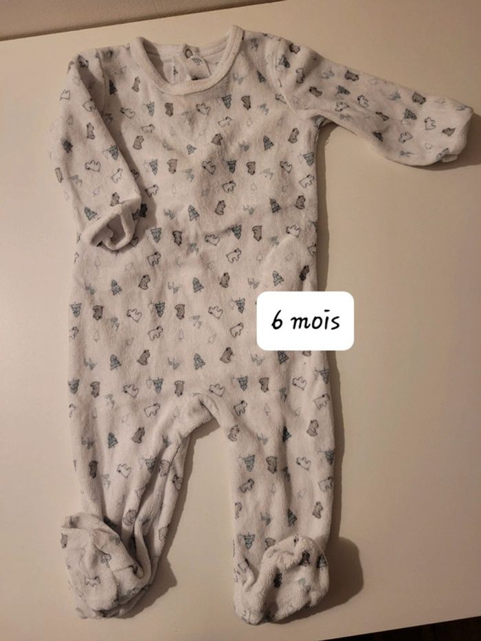 Pyjama velours (6 mois)