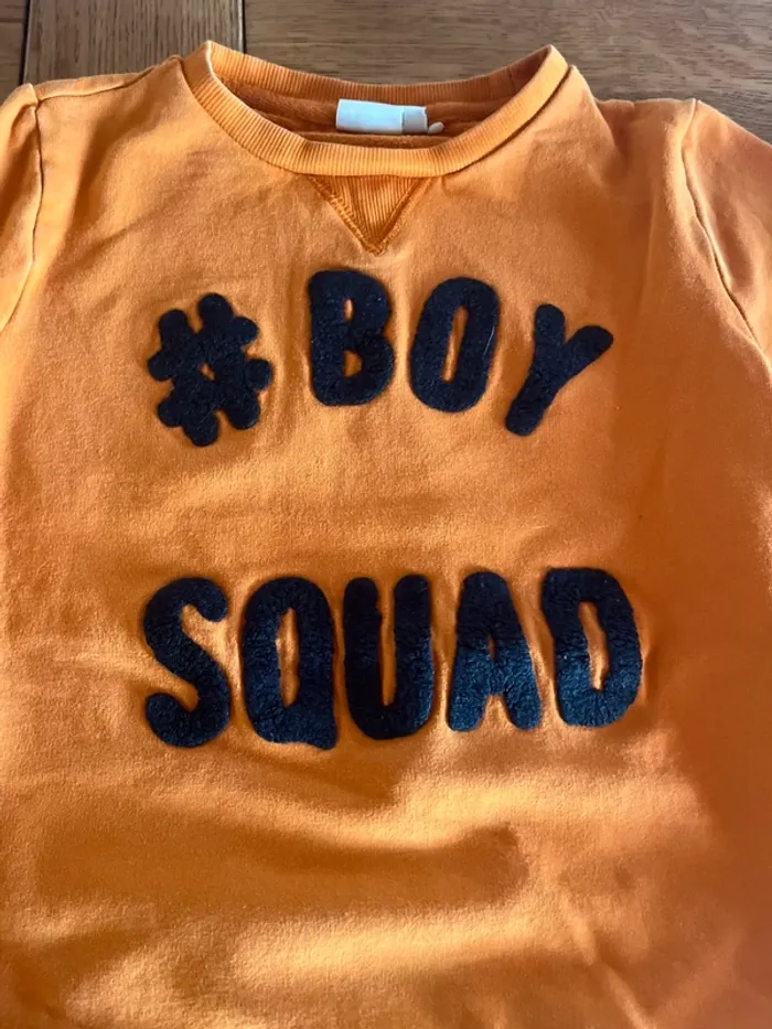 Pull orange name it 7-8 ans - photo numéro 2