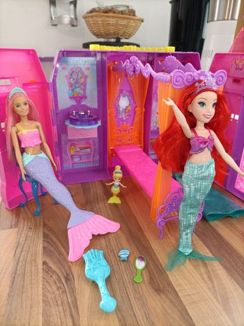 Maison barbie Ariel sous la mer avec ses soeurs