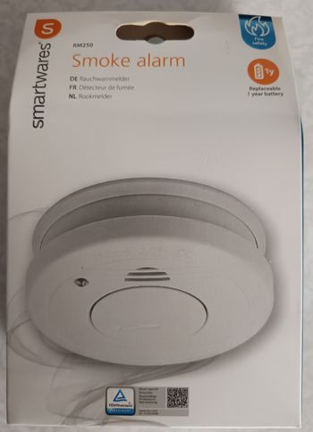 Détecteur de fumée Blanc Smartwares Rm250 Neuf Scellé
