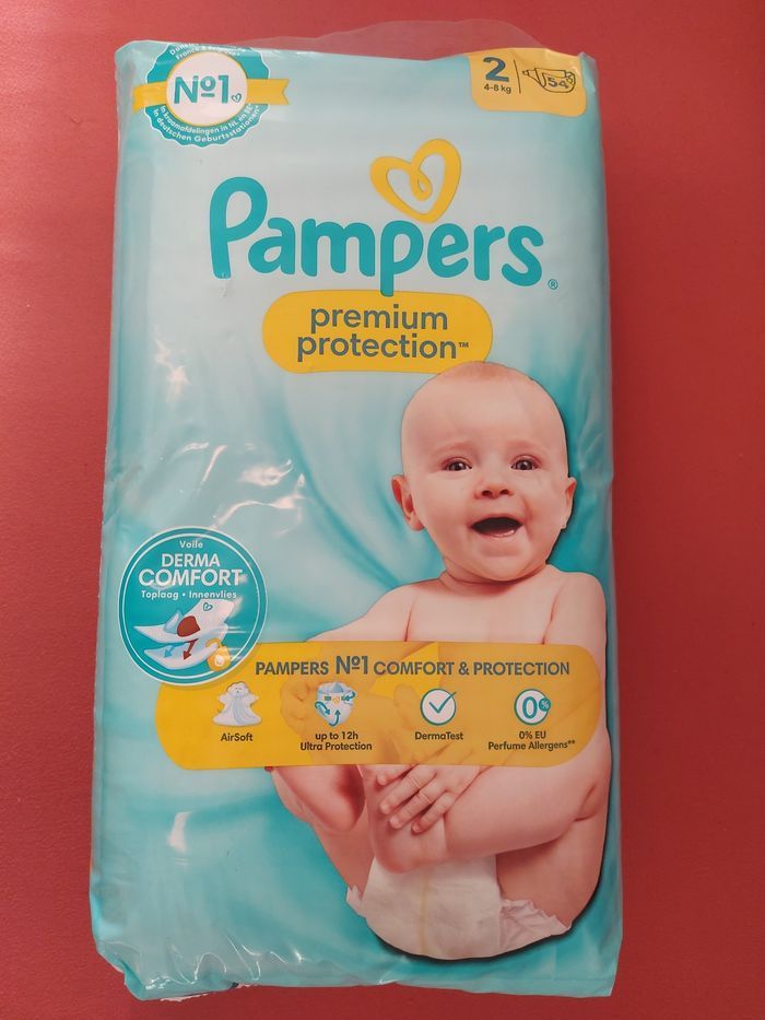 1 paquet Couche pampers premium protection taille 2
