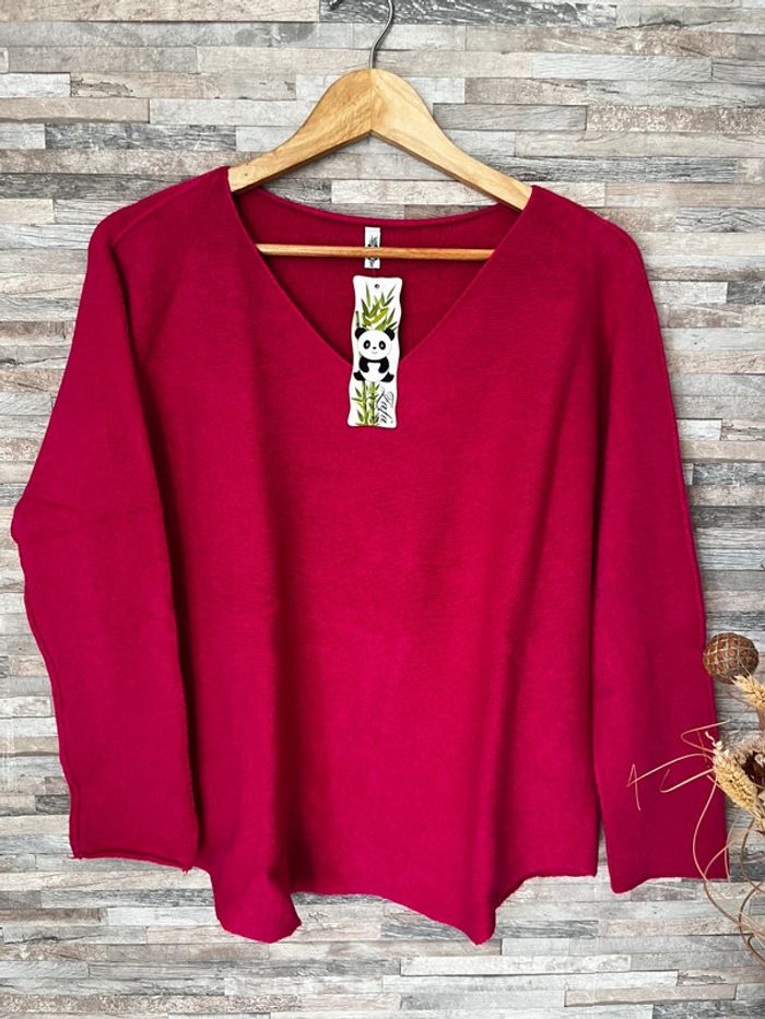Pull rose fuchsia