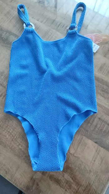 Maillot de bain 1 pièce bleu Undiz taille unique neuf