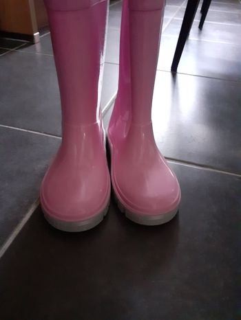 Bottes de pluie roses