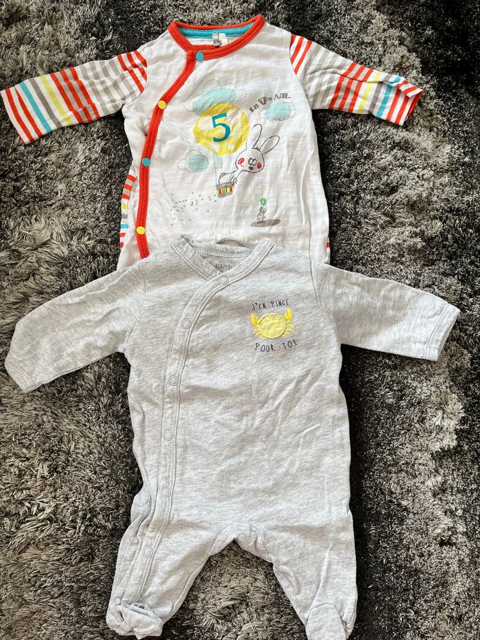 Pyjamas légers Garçon 1 mois