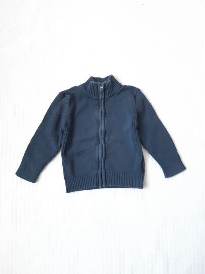 Gilet zippé DPAM 18 mois