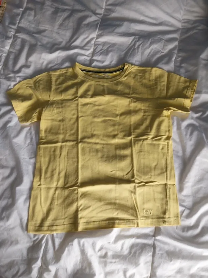 Tee shirt jaune soleil T10A