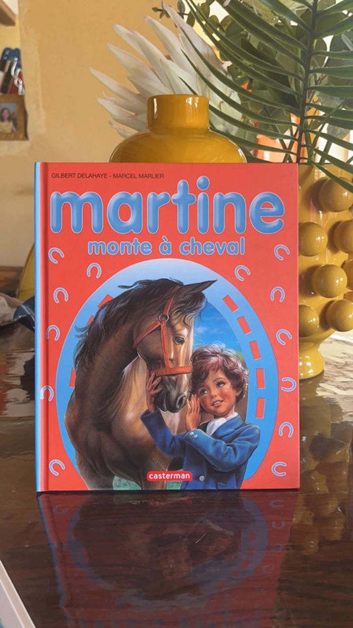 Martine monte à cheval