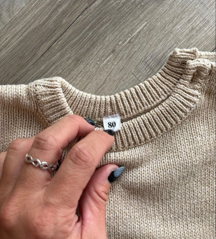 pull beige - photo numéro 2