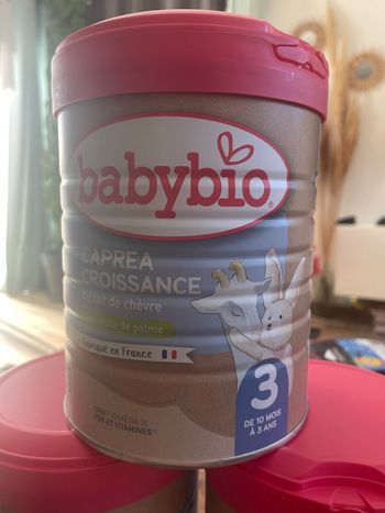 Babybio caprea croissance 3ème Âge