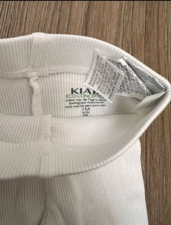 Legging blanc 1 mois