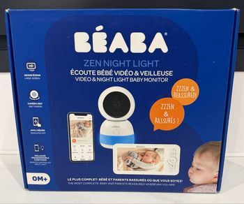 BEABA Babyphone écoute-bébé Vidéo Zen Premium night blue.