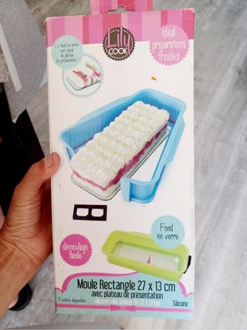 Moule gâteau rectangle avec plateau