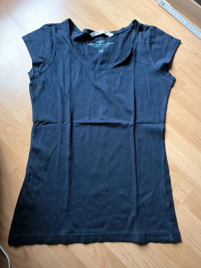 T-shirt bleu marine H&M taille S
