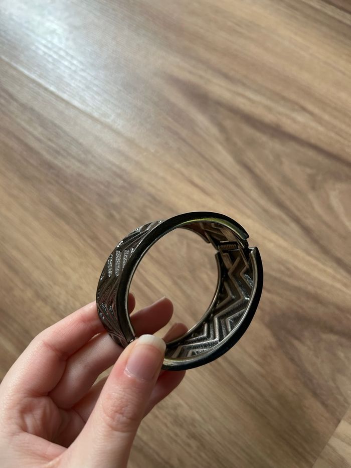 Bracelet gris argenté Boutique Indépendante Taille Unique - photo numéro 2