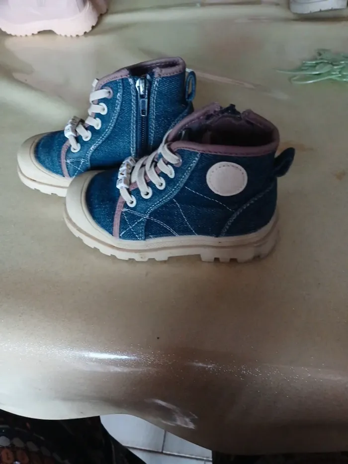 Baskets montantes fille