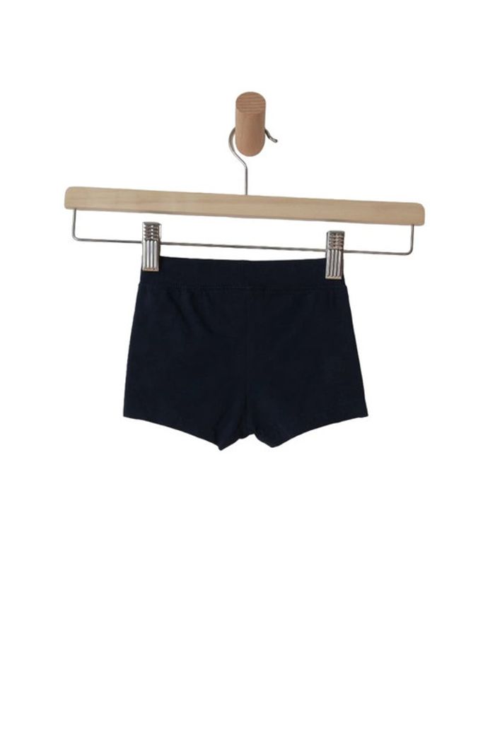 Short bleu marine en jersey souple - H&M 2-4 mois (62cm) - photo numéro 2