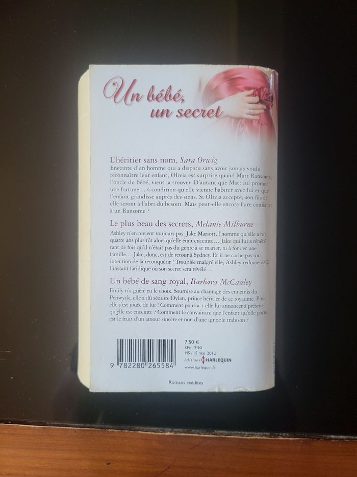 Livre 📖 un bébé, un secret - photo numéro 2