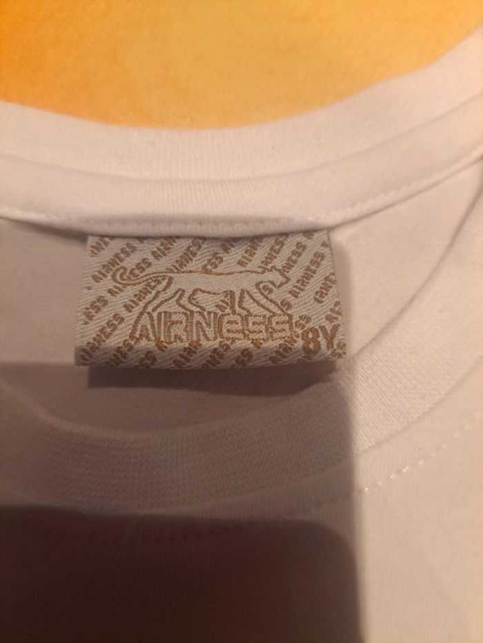 T-shirt fille airness blanc taille 8 ans - photo numéro 3