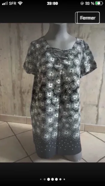 Magnifique blouse en 42 excellent état de chez Blanche porte