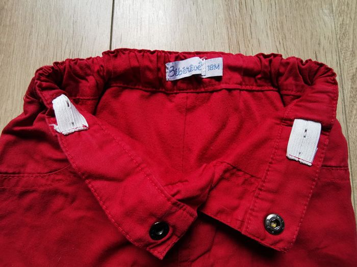 Pantalon rouge Bébé Rêve 18 mois - photo numéro 3