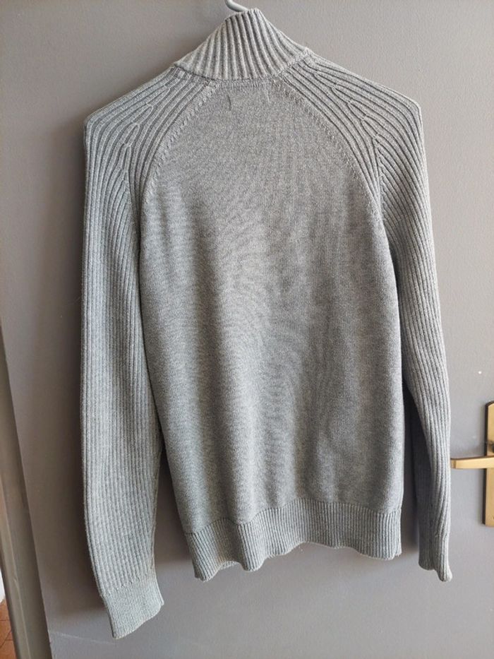 Gilet zip homme gris - photo numéro 2