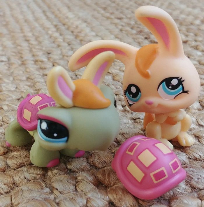 Littlest Pet Shop lapin et tortue #1310 et #1311