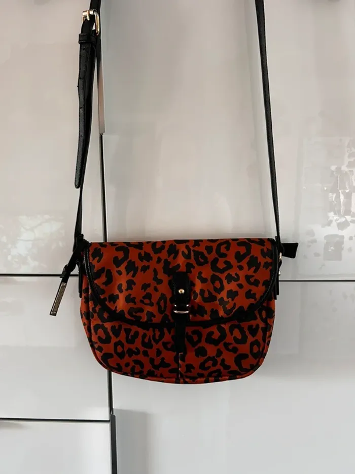 Sac bandoulière léopard