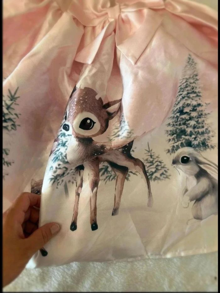Magnifique robe de princesse animaux de la forêt neuve 6 ans fille - photo numéro 6