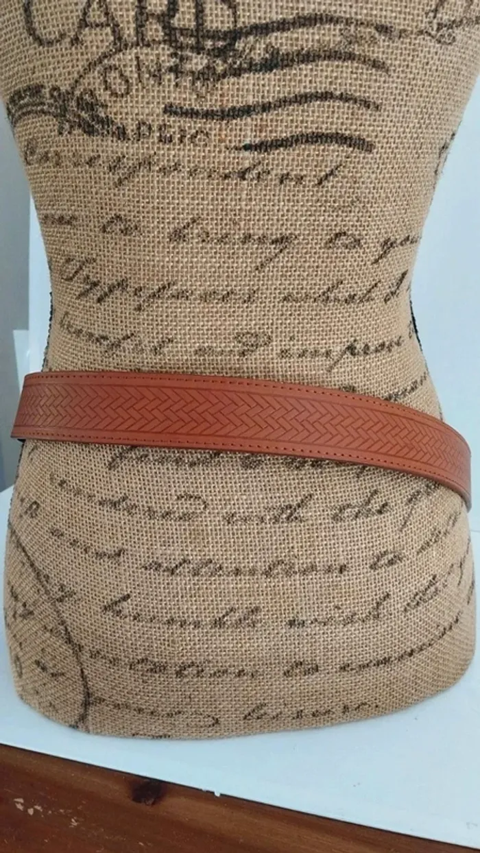 Ceinture marron mixte taille 120 cm - photo numéro 8