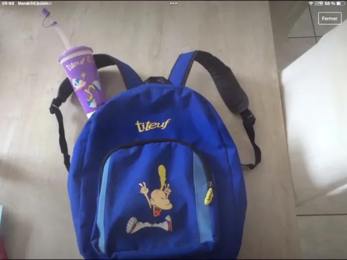 Sac à dos titeuf