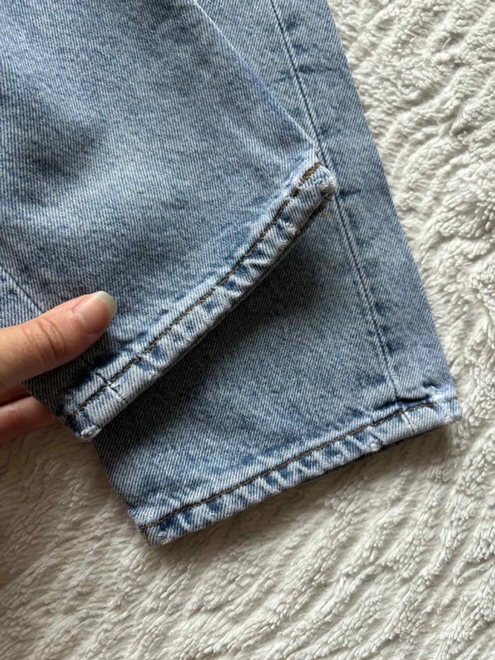 Jean Lévis 534 vintage 90s bleu clair taille haute coupe droite fuselé slim taille X/34 rare - photo numéro 6