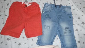 Lot 2 shorts – 18 mois garçon – lot W