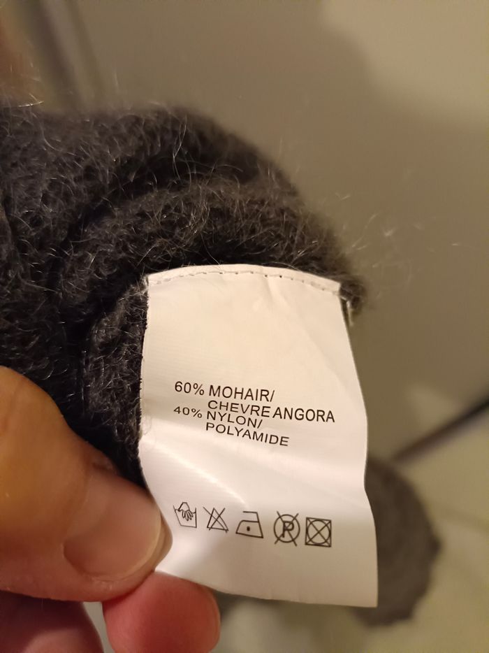 Gilet femme, Eliane et Lena, mohair majoritaire, taille 40 - photo numéro 8