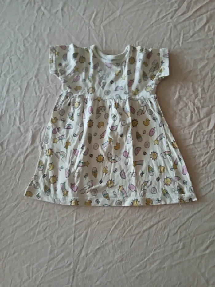 Robe manches courtes 18 mois