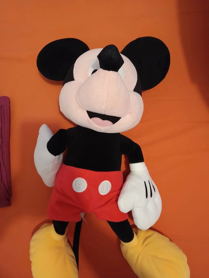 Peluche mickey 60cm tbe - photo numéro 3