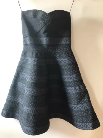 Robe bustier Maje noir taille 2