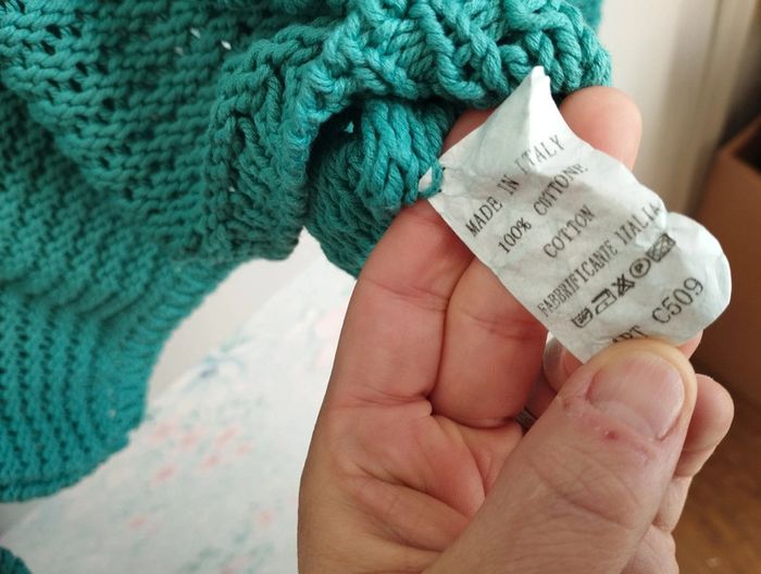 Haut crochet ajouré taille 46 48 - photo numéro 6