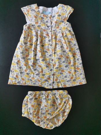 Robe/culotte Obaibi "girafe"_ fille_ 23mois