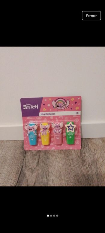 Surligneurs Stitch 