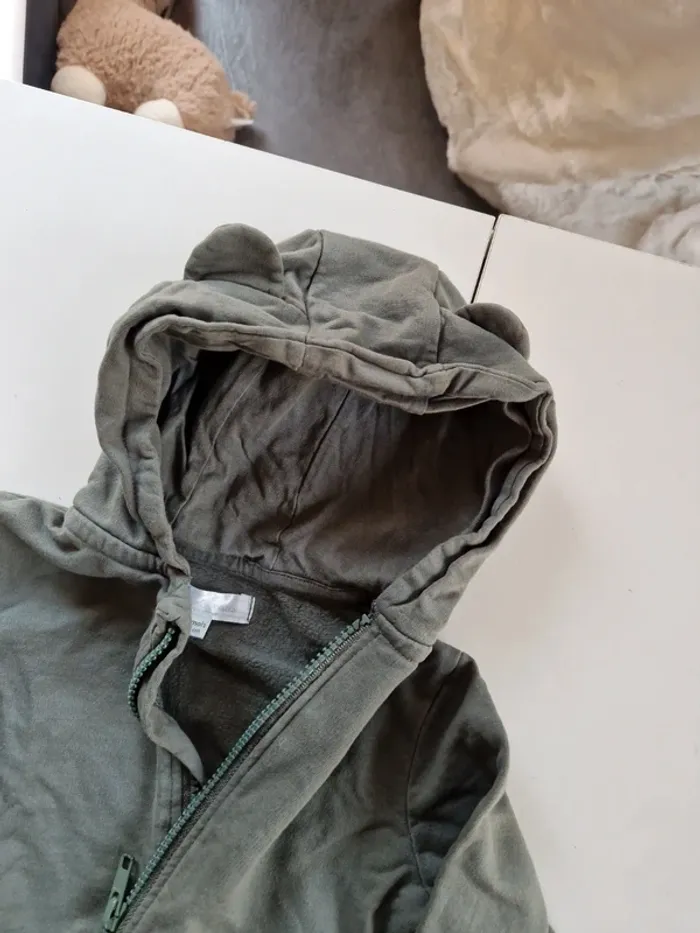 Sweat zippé 9 mois - photo numéro 3