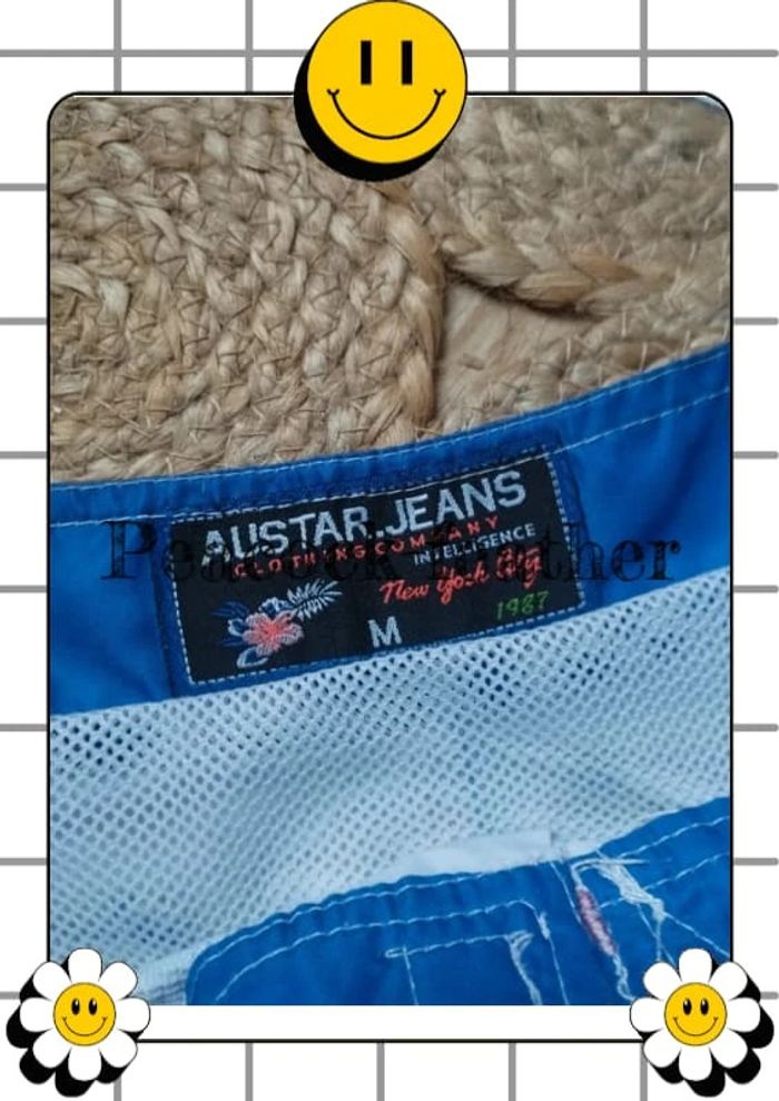 Short de plage homme M austar jeans - photo numéro 5