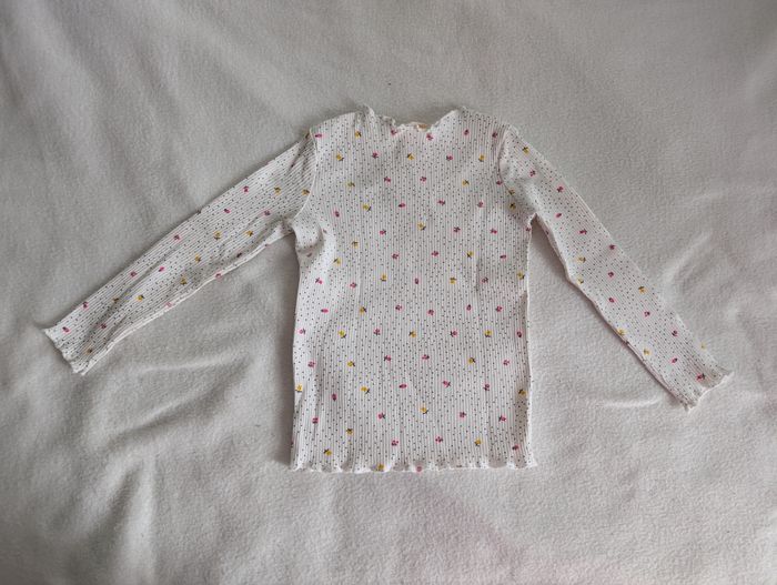 T-shirt ML blanc à fleurs - 2A - Du Pareil au Même - photo numéro 6