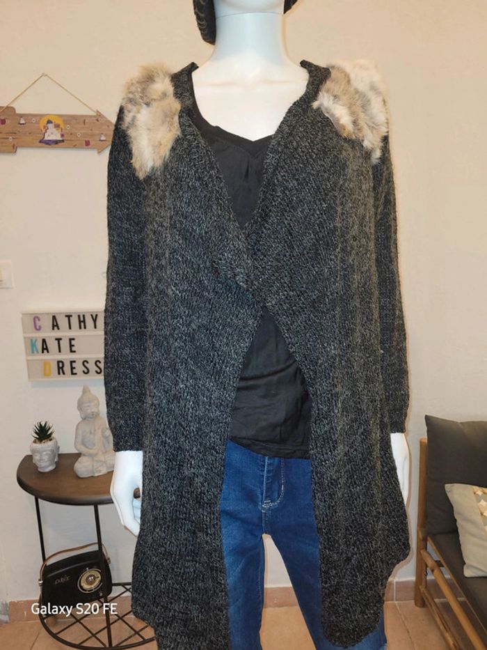 Gilet avec fourure