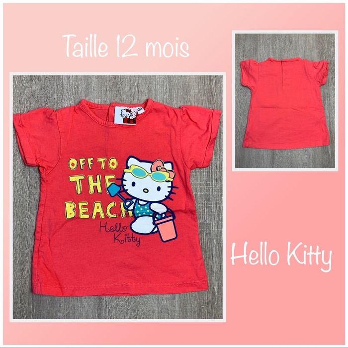 T-shirt MC Hello Kitty - taille 12 mois