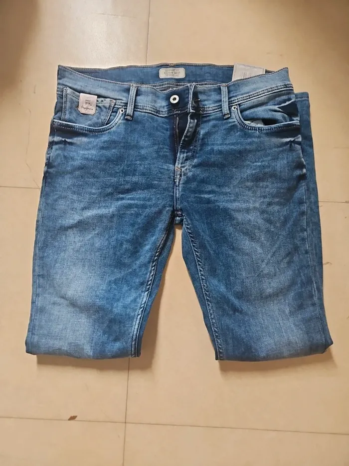 Pantalon homme pepe jeans elastane - photo numéro 2