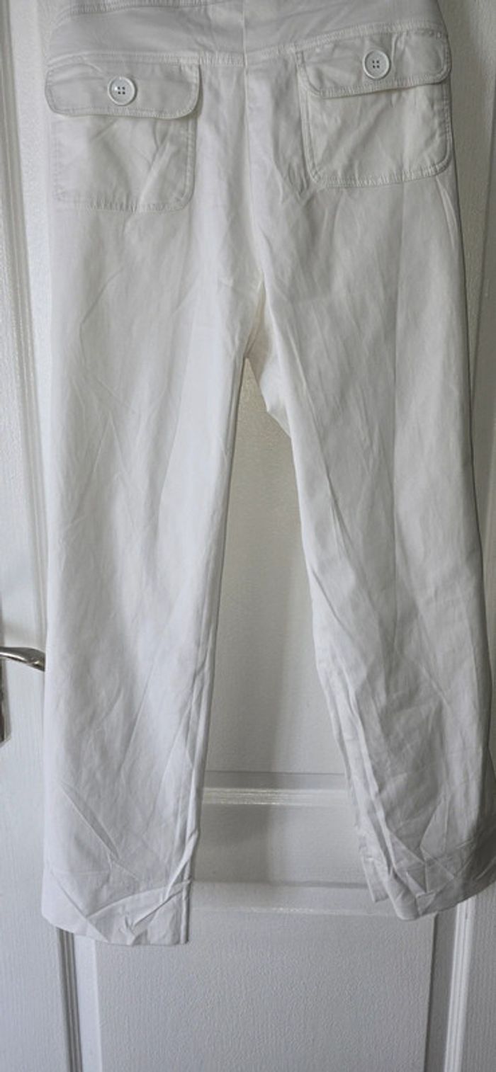 Pantalon Burberry London Blanc avec étiquettes - photo numéro 10