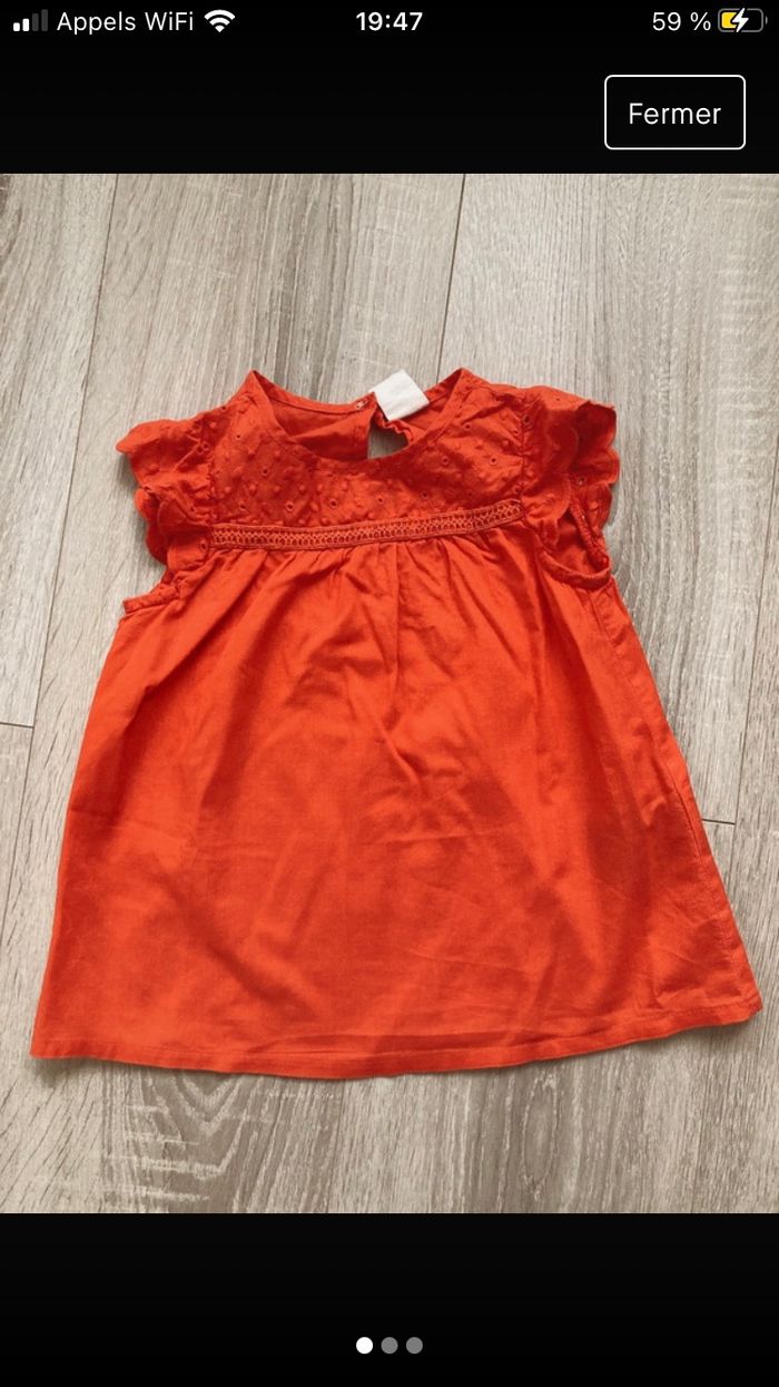 Blouse bébé fille