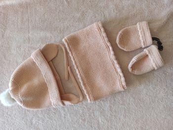 Bonnet tour de cou moufles