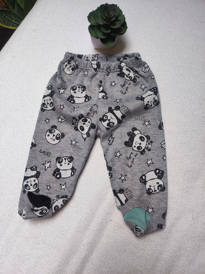Pantalon avec pieds motif Panda - Taille 3 mois - Necix's - photo numéro 2